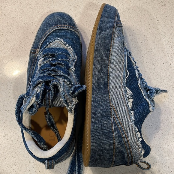 Loewe Deconstructed Denim Low-Top Sneakers - Sz 11/41 NEW - Picture 5 of 14